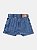 Shorts Saia Jeans Infantil Com Lacos Momi - Imagem 9