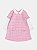 Vestido Infantil Tweed Com Gola Rosa/off Momi - Imagem 3