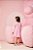 Vestido Infantil Tweed Com Gola Rosa/off Momi - Imagem 2