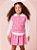 Conjunto Infantil Tricot Rosa Hello Kitty Momi - Imagem 1