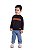 Blusa Tricot Infantil Preta Listra Nini Bambini - Imagem 1
