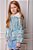 Jaqueta Puffer Metalizada Infantil Azul Anime - Imagem 1