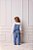 Colete Em Jeans Infantil Com Babados Anime - Imagem 3