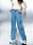 Calca Wide Jeans Claro Cargo Jeans Authoria - Imagem 1