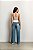 Calça Wide Jeans Bolso Lateral Authoria - Imagem 1