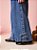 Calca Jeans Infantil Com Lacos Jeans Momi - Imagem 2