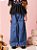 Calca Jeans Infantil Com Lacos Jeans Momi - Imagem 1