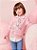 Casaco Moleton Infantil Daisy Rosa Momi - Imagem 1