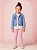 Jaqueta Jeans Com Strass Infantil Momi - Imagem 3