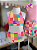 Biquini Kids Tamires Picole Quadriculado Siri - Imagem 1