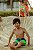 Short Kids Leo Listras Com Verde Siri - Imagem 2