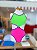 Maio Kids Carol Duplo Verde/rosa Siri - Imagem 1
