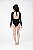Body Fernanda M/l Preto Com Bojo Siri - Imagem 3