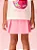Shorts Saia Infantil Com Pregas Rosa Momi - Imagem 2
