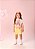 Shorts Infantil Saia Sarja Verde Citris Momi - Imagem 1