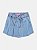 Shorts Saia Infantil Com Pregas Jeans Momi - Imagem 3