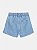 Shorts Saia Infantil Com Pregas Jeans Momi - Imagem 4