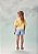 Blusa Infantil Renda Amarelo Butter Anime - Imagem 2