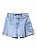 Shorts Saia Infantil Com Lapelas Jeans Anime - Imagem 1
