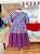 Vestido Infantil Listras Coracoes Bimbi - Imagem 1