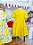 Vestido Infantil Rendinha Amarelo Solar Bimbi - Imagem 1