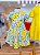 Vestido Infantil Limoes Xadrez Bimbi - Imagem 1