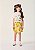 Conjunto Infantil Saia Floral Amarela Bimbi - Imagem 3