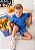 Conjunto Infantil Azul Jacaré Bimbi - Imagem 1