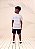 Camiseta Infantil Listrada Azul Youccie - Imagem 2