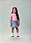 Blusa Infantil Rosa Malha Canelada Anime - Imagem 1