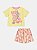 Pijama Infantil Daisy Amarelo Com Rosa Momi - Imagem 3