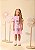 Vestido Infantil Daisy Saia De Tule Rosa Momi - Imagem 1