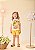 Shorts Infantil Com Cinto Amarelo Momi - Imagem 1