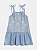 Vestido Infantil Jeans Bordado Momi - Imagem 3
