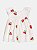 Vestido Bebe Laise Bordado Cerejas Momi - Imagem 1
