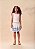 Conjunto Infantil Branco Barra Flores Anime - Imagem 2