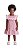 Vestido Infantil Listras Vermelho Nini Bambine - Imagem 1