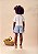 Shorts Jeans Infantil Laços Laterais Anime - Imagem 2