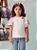 Blusa Infantil Estampa Lavanda Anime - Imagem 1