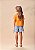 Blusa Frech Infantil Laranja Tangerine Anime - Imagem 2