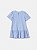 Vestido Infantil Patch Morango Azul Anime - Imagem 4