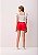 Short Saia Sarja Vermelho Pencils Authoria - Imagem 3