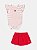 Conjunto Bebe Body Listrinhas Cereja Momi - Imagem 1