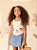 Blusa Infantil Tricot Patch Cerejas Momi - Imagem 1