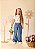 Calca Jeans Infantil Com Laco Momi - Imagem 2