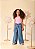 Calca Jeans Infantil Com Laco Momi - Imagem 1