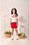 Shorts Saia Infantil Com Chaveiro Vermelho Momi - Imagem 2
