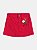 Shorts Saia Infantil Com Chaveiro Vermelho Momi - Imagem 4