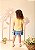 Blusa Infantil Daisy E Donald Amarelo Momi - Imagem 3