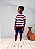 Conjunto Infantil Camiseta Listrada Youccie - Imagem 2
